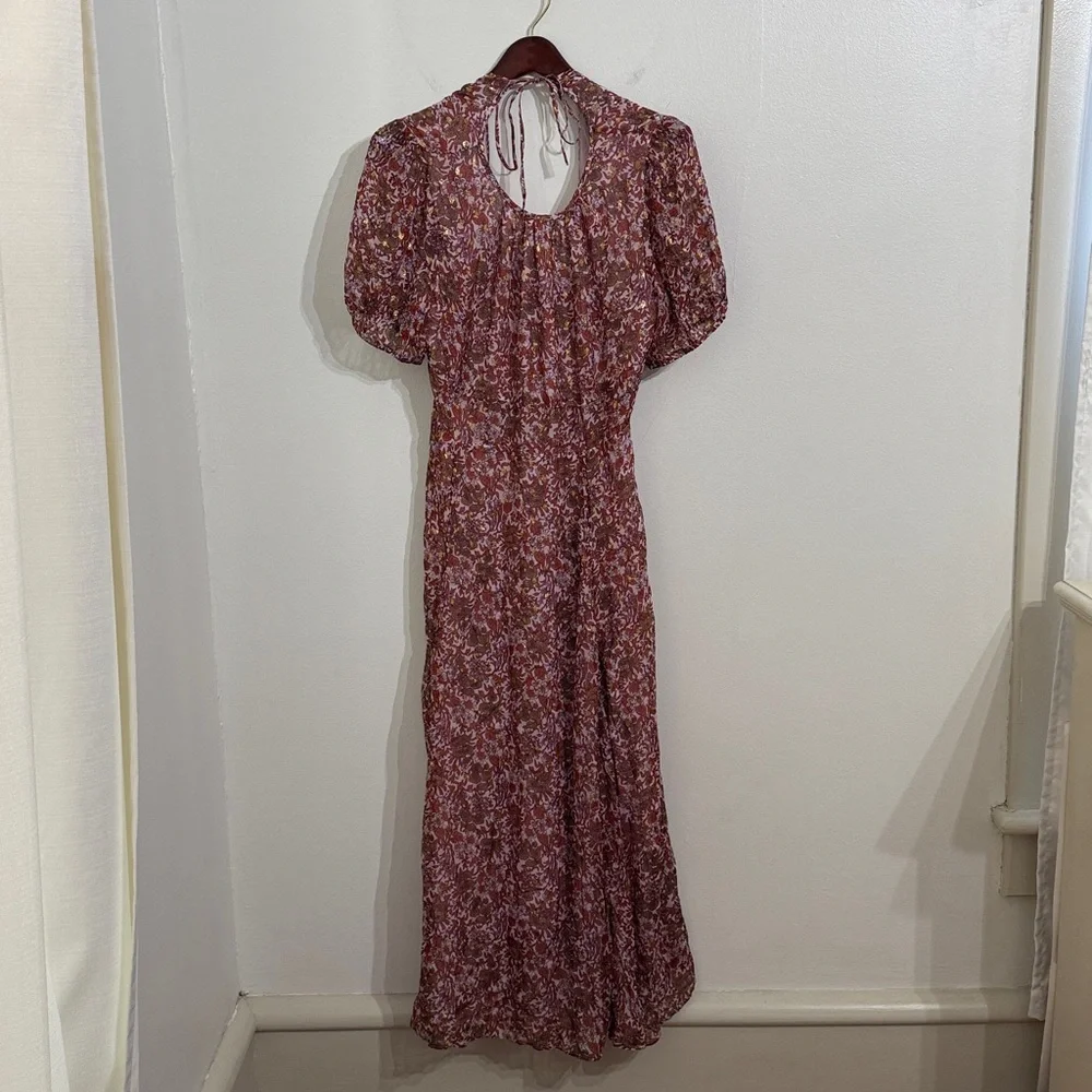 J. Crew Pink Floral Maxi Dress